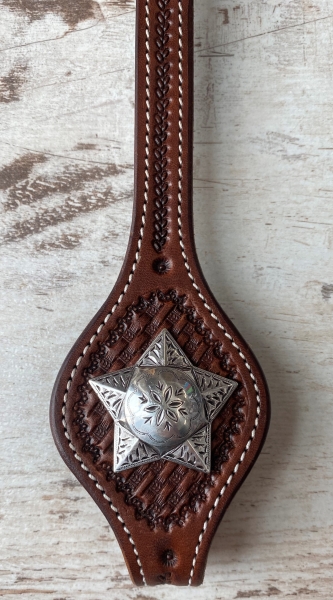 Star Windrose Concho antik 1 1/2